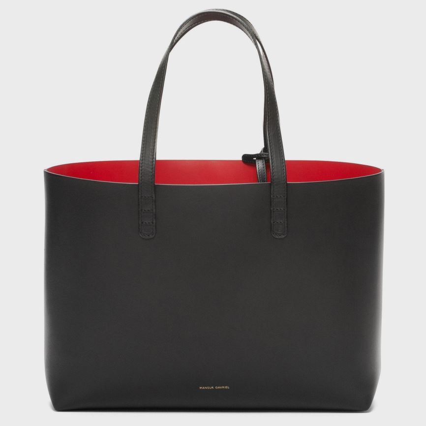 Women\'s Mansur Gavriel Small Tote Bags Black | AU M861KW